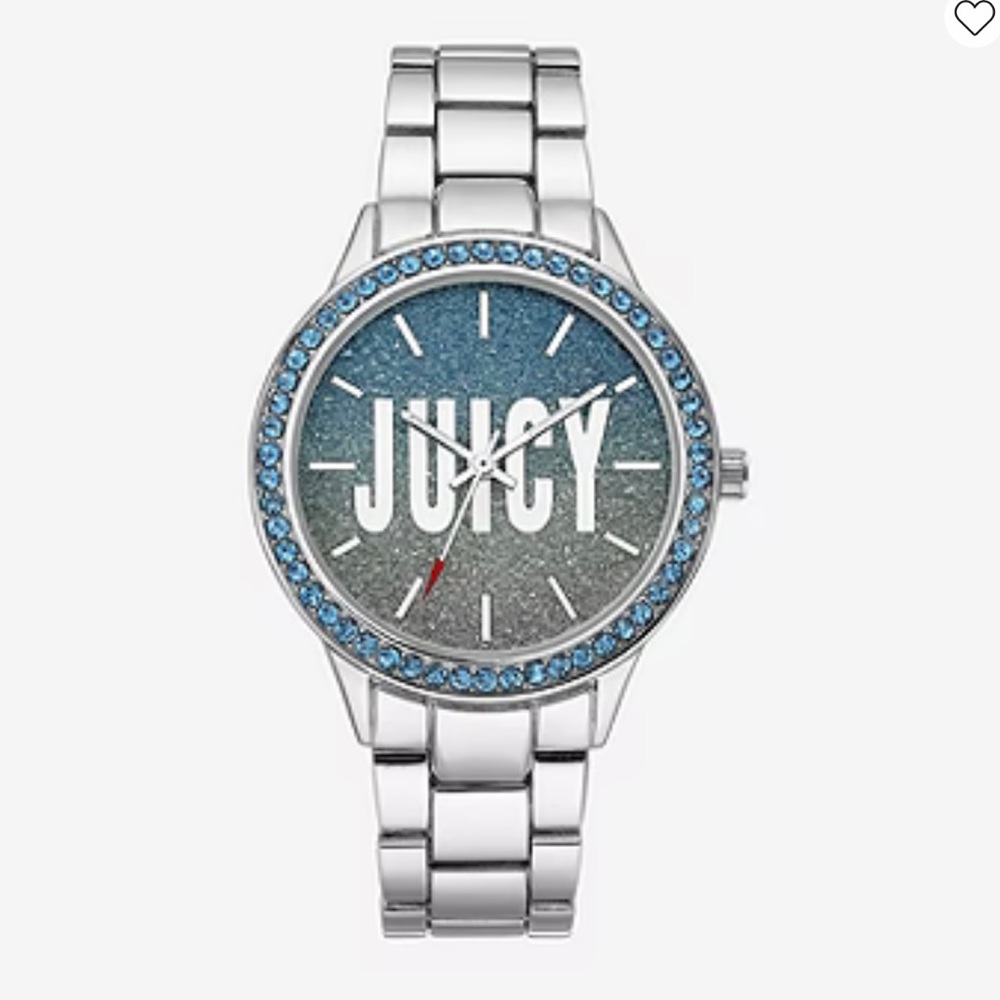 NEW! Juicy Couture Women’s Silver Tone Bracelet Watch